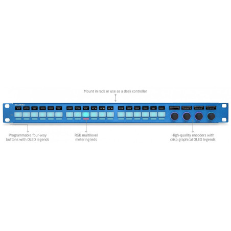 Panneau Rackable 18 Pous. 4 Enc.  Panneau Rackable 18