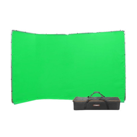 Fond vert pliant chromakey 4x2.4m Fond pliable vert chro E-Image