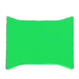 Fond vert pliant chromakey 4x2.4m Fond pliable vert chro E-Image