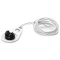 Support microphone miniature, aimant, noir