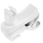 Clip microphone rotatif 8 positions pour 6060/61, blanc Clip microphone rotatif 8 positions pour 6060/61, blanc