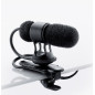 micro cardioïde CORE 4080, Lavalier, noir, Mini-Jack