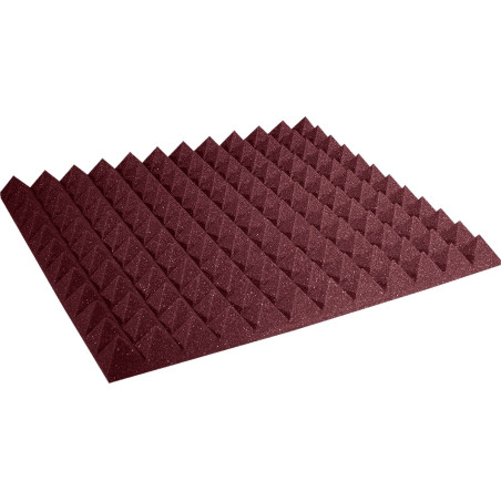 2PYR22BUR-HP - Studiofoam Pyramid 2x24x24" Bordeaux (boi AURALEX ACOUSTICS