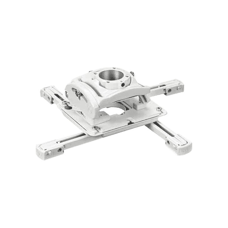 Platines de fixation - Blanc - avec micro-réglages