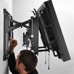 Support Mur Ecrans sur Rail 42-80  Support Mur Ecrans su CHIEF