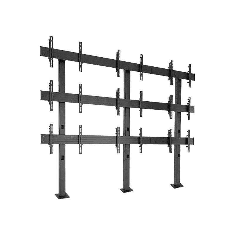 Pieds - Support mur d'image 3x3 fixe
