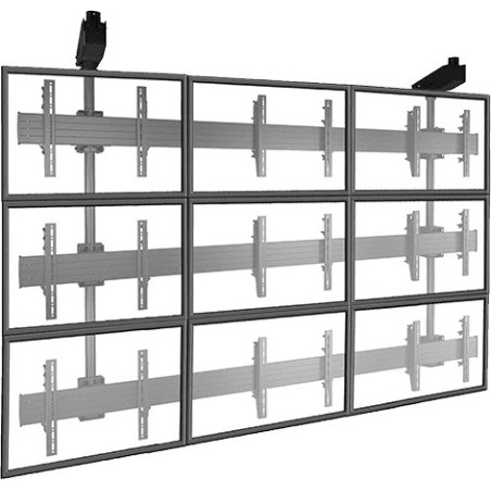 Support Plafond Mur Ecrans 3x3  Support Plafond Mur Ec