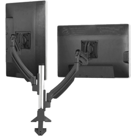 Bureau - Support moniteur double Kontour Noir CHIEF