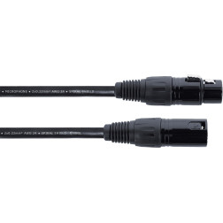 Symétrique XLR - XLR mâle/XLR femelle - 1m CORDIAL