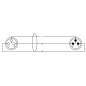 Symétrique Rean - XLR mâle/XLR femelle - 5m Symétrique Rean - XLR mâle/XLR femelle - 5m