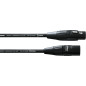 Symétrique Rean Silver - XLR mâle/XLR femelle - 7.5m noir Symétrique Rean Silver - XLR mâle/XLR femelle - 7.5m noir