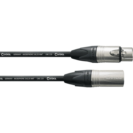 Symétrique Standard - XLR mâle/XLR femelle - 5m Symétriq CORDIAL