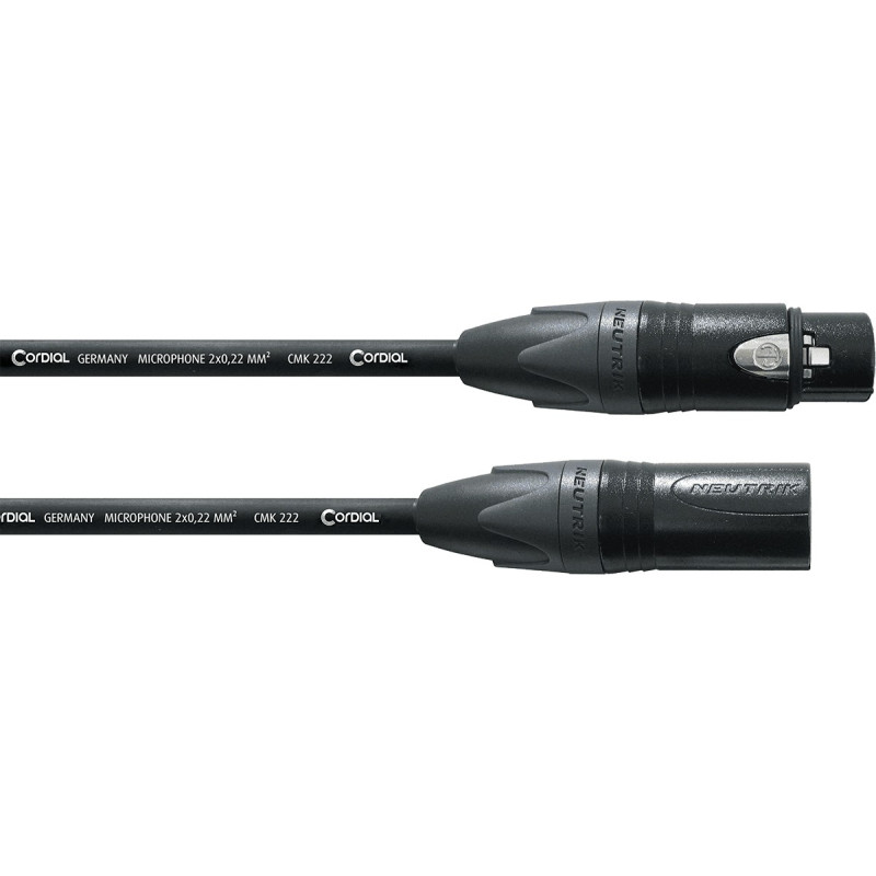 Symétrique Standard - XLR mâle/XLR femelle - 10m Symétrique Standard - XLR mâle/XLR femelle - 10m