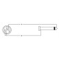 Asymétrique Standard - XLR femelle/Jack mâle mono - 2.5m Asymétrique Standard - XLR femelle/Jack mâle mono - 2.5m