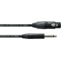 Asymétrique Standard - XLR femelle/Jack mâle mono - 5m