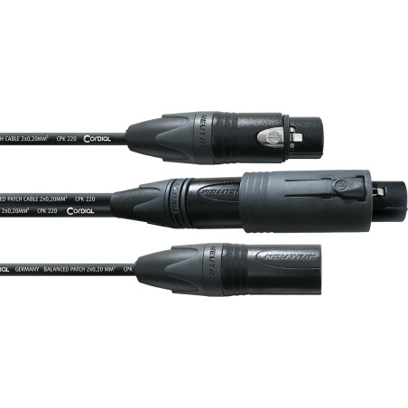 ConvertCON - ConvertCon/XLR F+XLR M - 0.15m Cordial