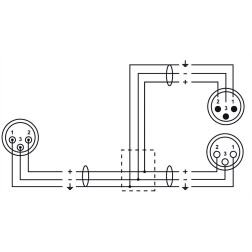 ConvertCON - ConvertCon/XLR F+XLR M - 0.15m ConvertCON -