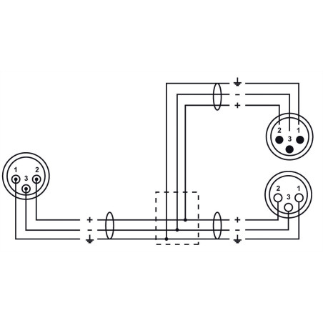 ConvertCON - ConvertCon/XLR F+XLR M - 0.15m ConvertCON -