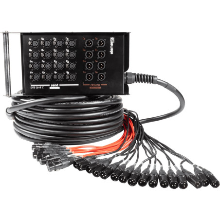 EYB16-8C30 Elements - XLR 16 entrées/8 sorties - 30m Ele CORDIAL
