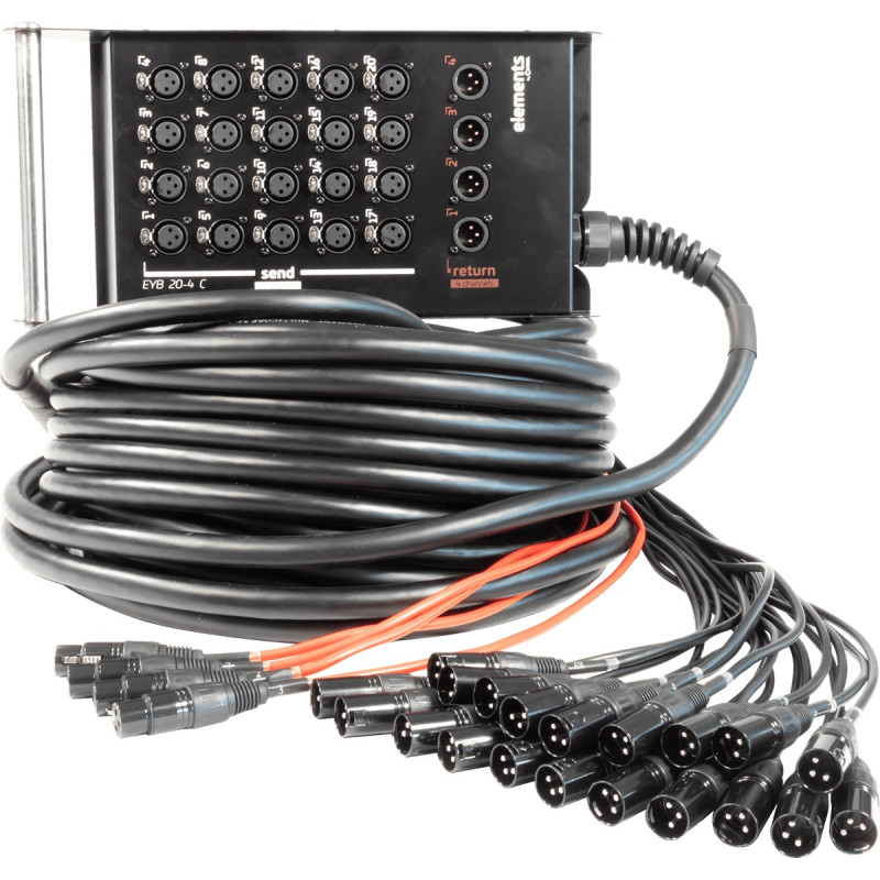 EYB20-4C30 Elements - XLR 20 entrées/4 sorties - 30m