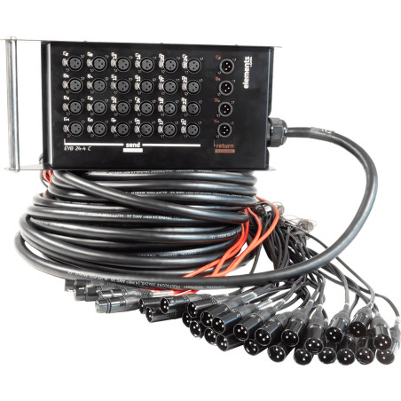 Elements - XLR 24 entrÃ©es/4 sorties - 30m