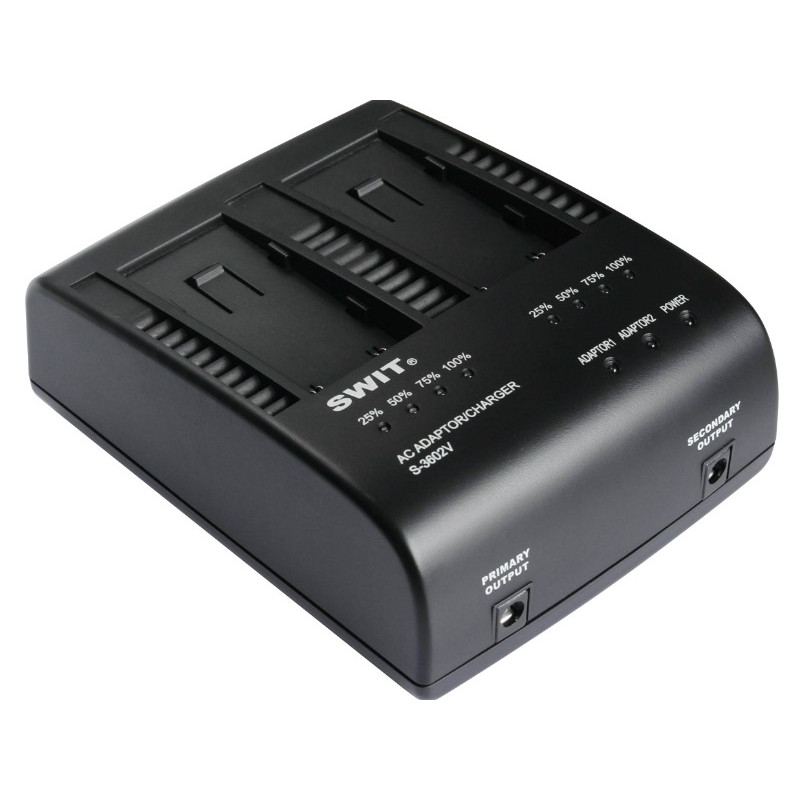 S-3602V Chargeur simultané 2 batteries type JVC BN-VF S-3602V Chargeur simultané 2 batteries type JVC BN-VF