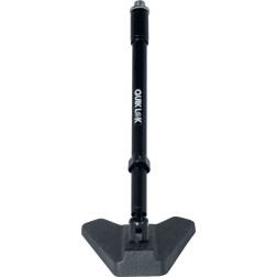 A114BK pied de table micro H350-570 mm. Base triangle Noir