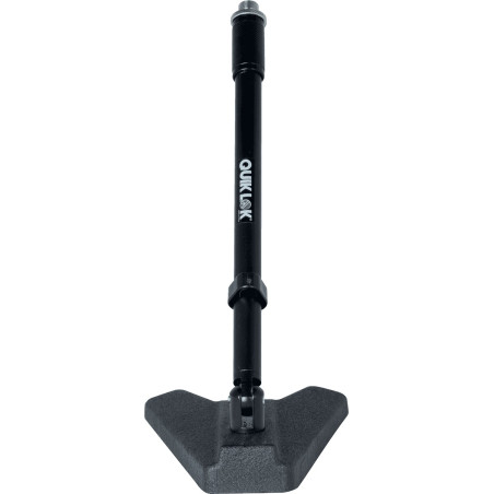 A114BK pied de table micro H350-570 mm. Base triangle Noir