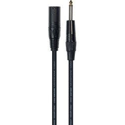 Profile - Jack mono maleXLR male 1m Profile - Jack mono YELLOW CABLE