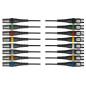Pack composé de 8 cordons XLR Mâle - Femelle 5m Pack composé de 8 cordons XLR Mâle - Femelle 5m