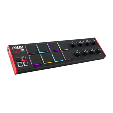 LPD8MK28 pads RVB, 8 potentiomètres AKAI PROFESSIONAL