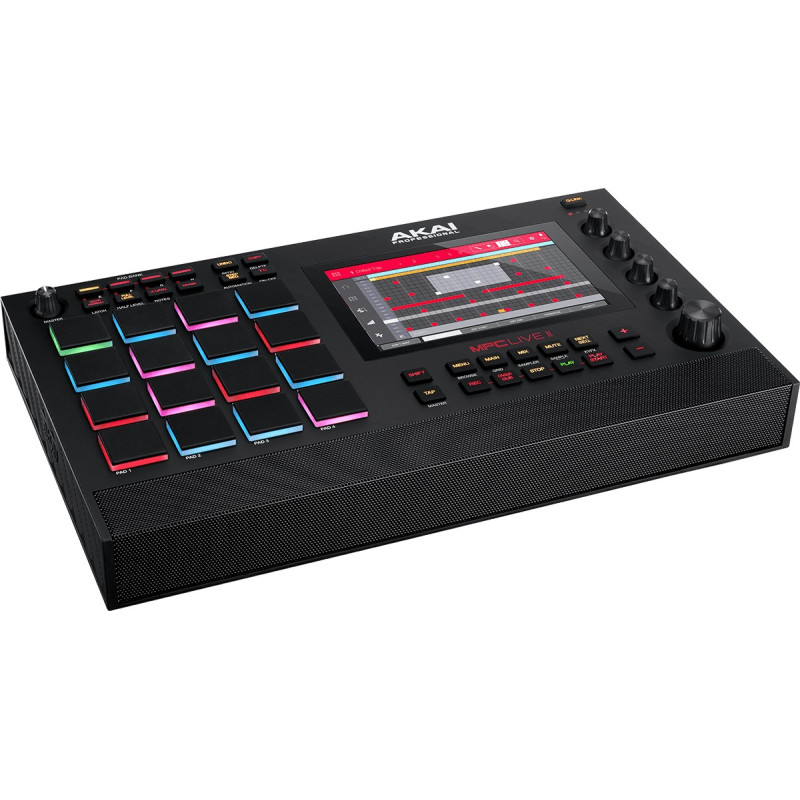 MPC-LIVE2 16 pads, 4 encodeurs, 7" multitouch, batterie li-ion MPC-LIVE2 16 pads, 4 encodeurs, 7" multitouch, batterie li-ion