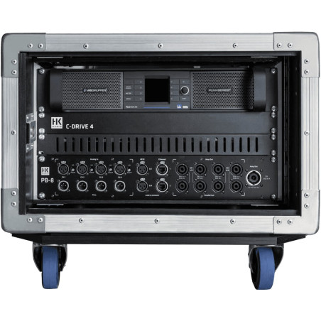 Racks complets - Rack équipé 1x ampli PLM 12K44 Racks co HK AUDIO