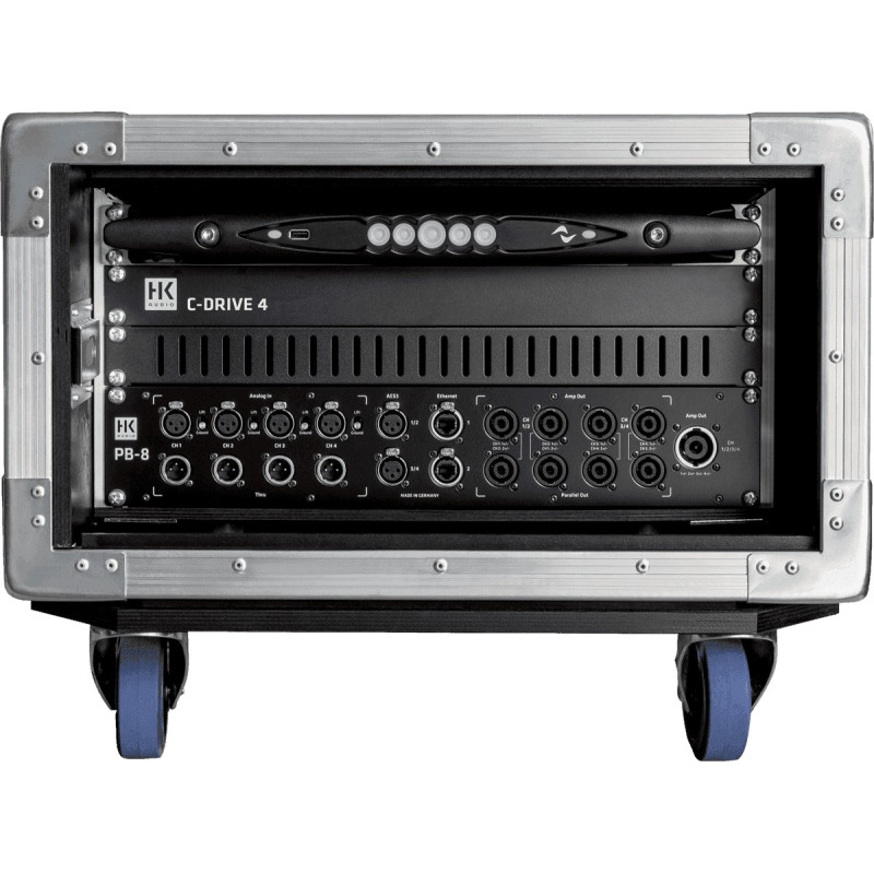 Racks complets - Rack équipé 1x ampli X4 Racks complets - Rack équipé 1x ampli X4