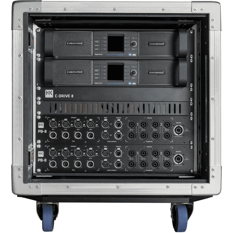 Racks complets - Rack équipé 2x amplis PLM 12K44
