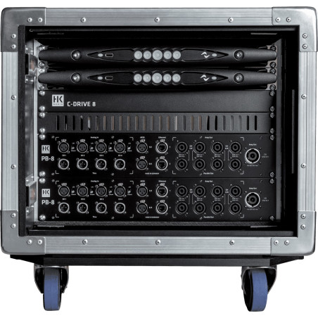 Racks complets - Rack équipé 2x ampli X4 HK AUDIO