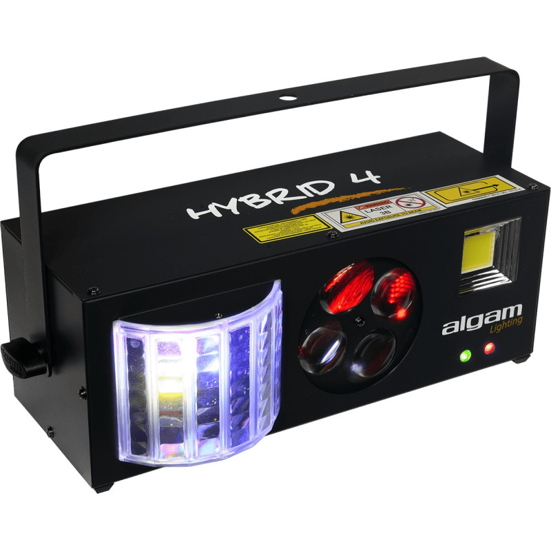 HYBRID4 - Combo 4-en-1 derby, stroboscope, gobo, laser