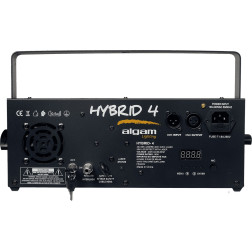 HYBRID4 - Combo 4-en-1 derby, stroboscope, gobo, laser C ALGAM LIGHTING