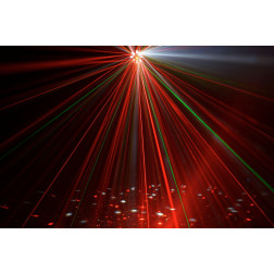 PHEBUS2 - Combo 3-en-1 derby, stroboscope ou wash, laser ALGAM LIGHTING