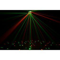 PHEBUS2 - Combo 3-en-1 derby, stroboscope ou wash, laser ALGAM LIGHTING