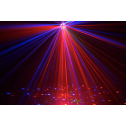 PHEBUS2 - Combo 3-en-1 derby, stroboscope ou wash, laser ALGAM LIGHTING