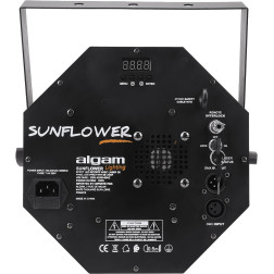 SUNFLOWER - Combo 3-en-1 soleil, stroboscope, laser ALGAM LIGHTING