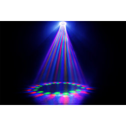 SUNFLOWER - Combo 3-en-1 soleil, stroboscope, laser ALGAM LIGHTING