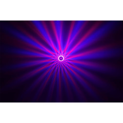 SUNFLOWER - Combo 3-en-1 soleil, stroboscope, laser ALGAM LIGHTING