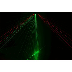 Laser d'animation 6 faisceaux 360mW RGB ALGAM LIGHTING