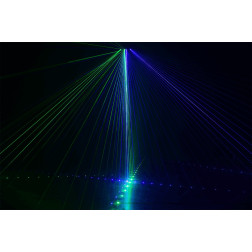 Laser d'animation 6 faisceaux 360mW RGB ALGAM LIGHTING