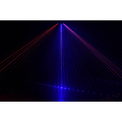 Laser d'animation 6 faisceaux 360mW RGB ALGAM LIGHTING