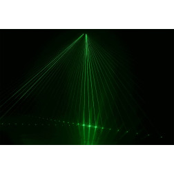 Laser d'animation 6 faisceaux 360mW RGB ALGAM LIGHTING