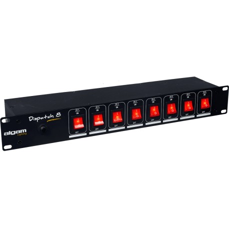 Dispatch 8 canaux rackable - Avec interrupteurs ALGAM LIGHTING