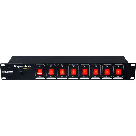 Dispatch 8 canaux rackable - Avec interrupteurs Avec int